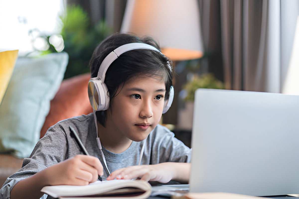 Children on the Computer Screen Spend a Lot of their Time